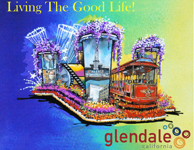 Glendale Rose Parade Float 2013